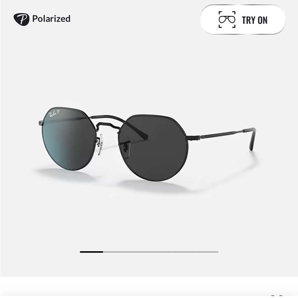 Ray Ban polarized black sunglasses “Jack”